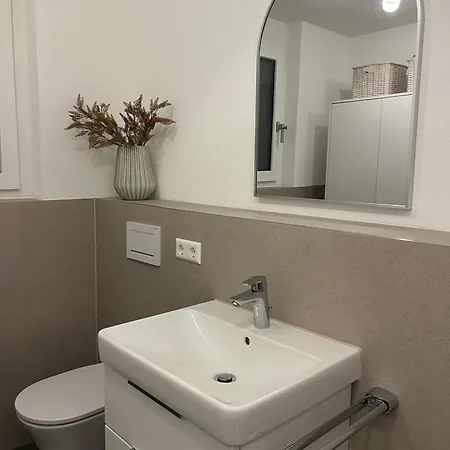 1zimmer Mit Kueche, Bad & Terrasse In アパート